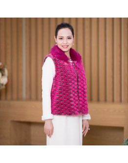 純素皮草 背心 短版背心 熱愛上帝 量身訂做 F8222【Celestial Cloud】