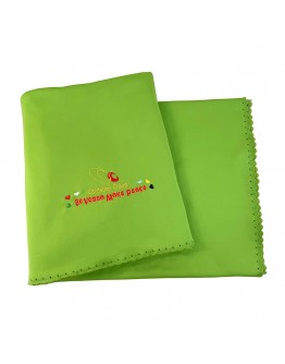 純素標語 蓋毯 舒柔 保暖 觀音布 有現貨 A6167【Celestial Cloud】