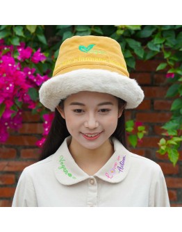 純素標語 皮草造型帽 毛帽 保暖 天堂之路 有現貨 B6551【Celestial Cloud】