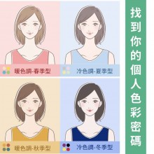 穿搭顏色密碼大公開：用個人色彩鑑定找到你的命定時尚！