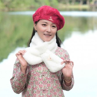 純素皮草 圍巾 圍巾推薦 量身訂做 F8451【Celestial Cloud】