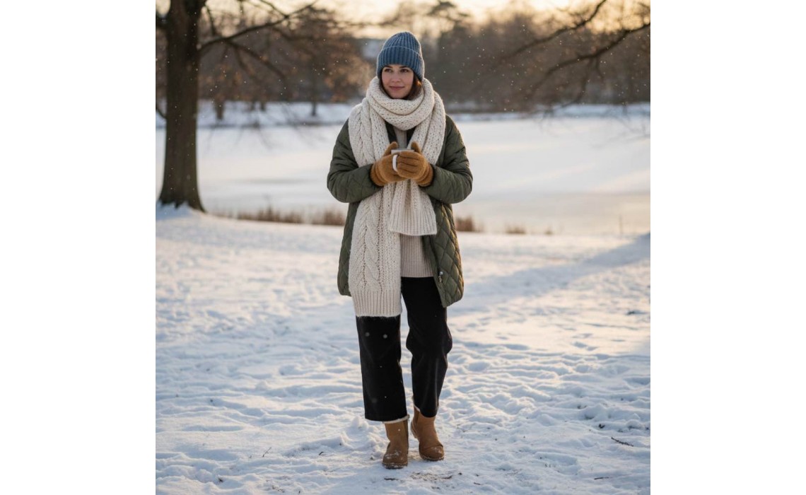 圍巾、手套與毛帽之間：冬季保暖配件穿搭日常