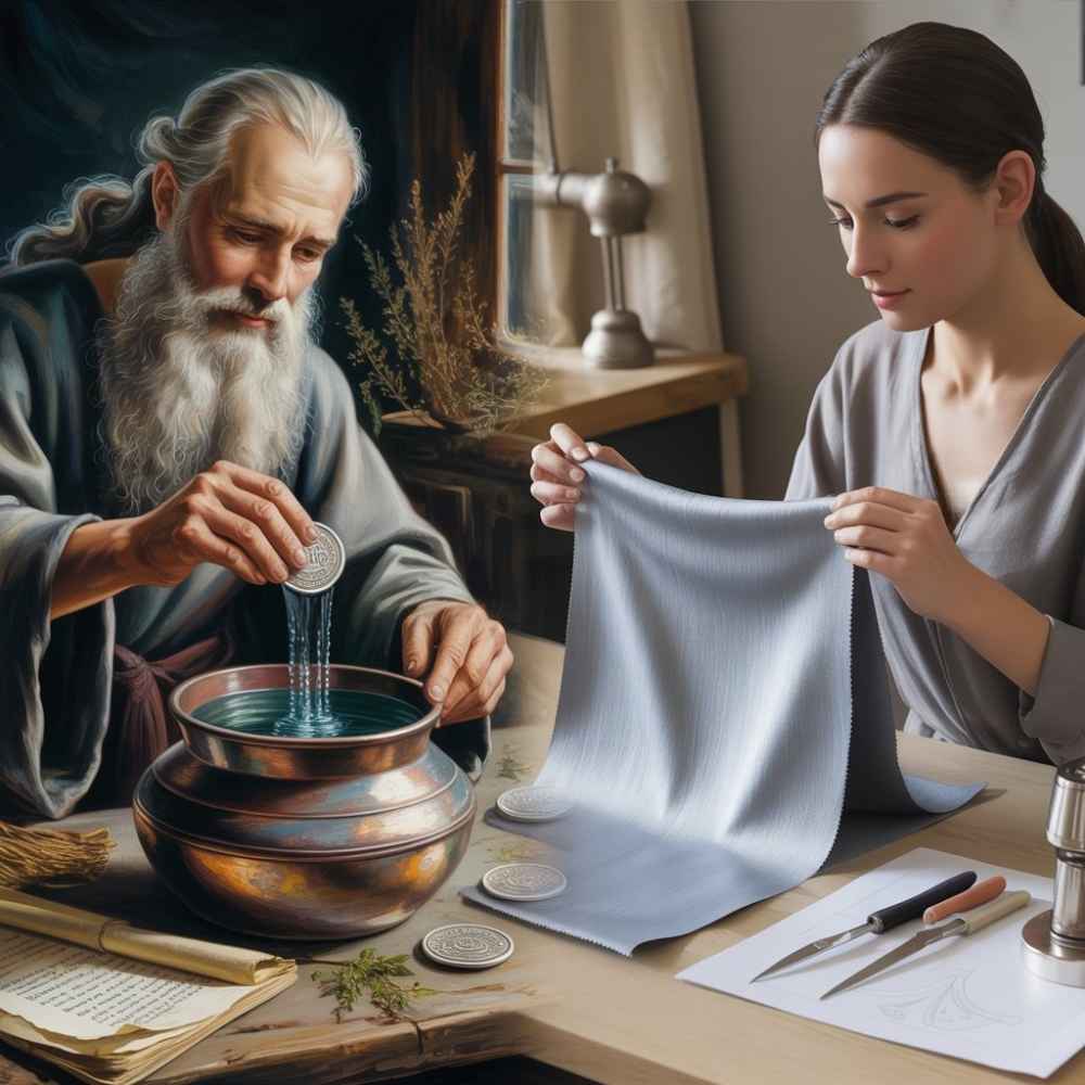 銀，是一種有記憶的金屬。從古代放在水壺中防腐，到現代用來製作醫療敷料、抗菌器具，它的高導電性與抑菌力，一直都是人類信賴的天然守護者。