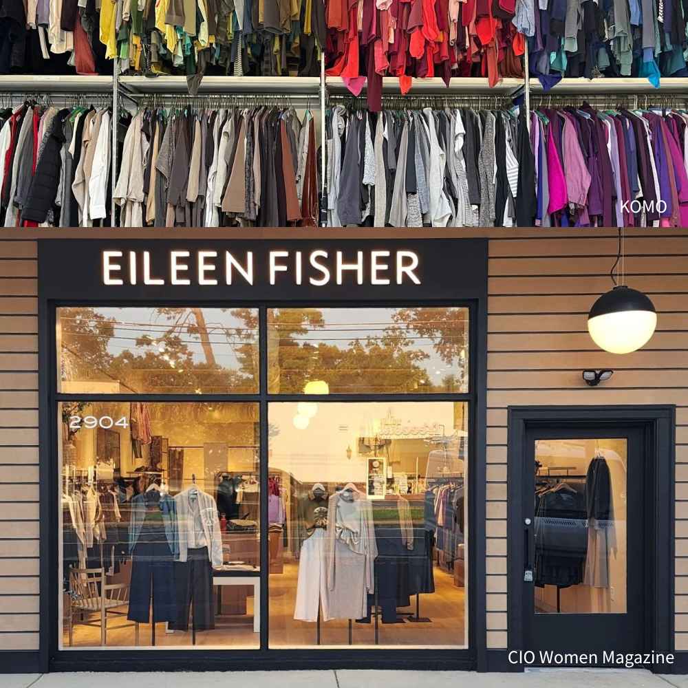 Eileen Fisher 的 Renew 計畫累計回收超過 200 萬件衣物並持續成長，形成可觀的二手與再製市場。