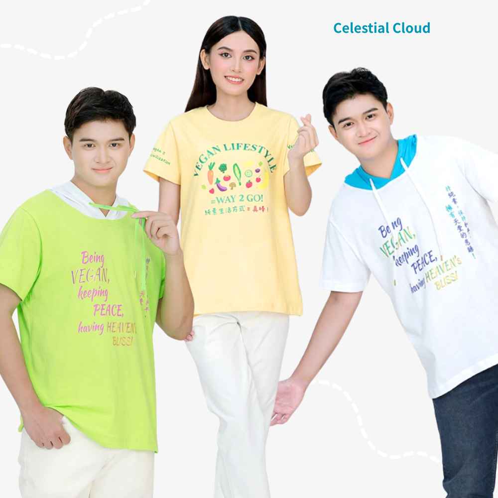 透氣布料上衣、休閒外套或運動褲，鞋款選擇純素運動鞋或環保材質登山鞋，既防滑又舒適。