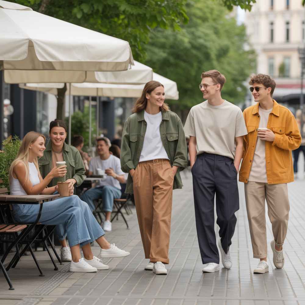 周末漫步街頭、咖啡廳約會或野外郊遊，休閒場合最重要的是舒適與自我表達。
