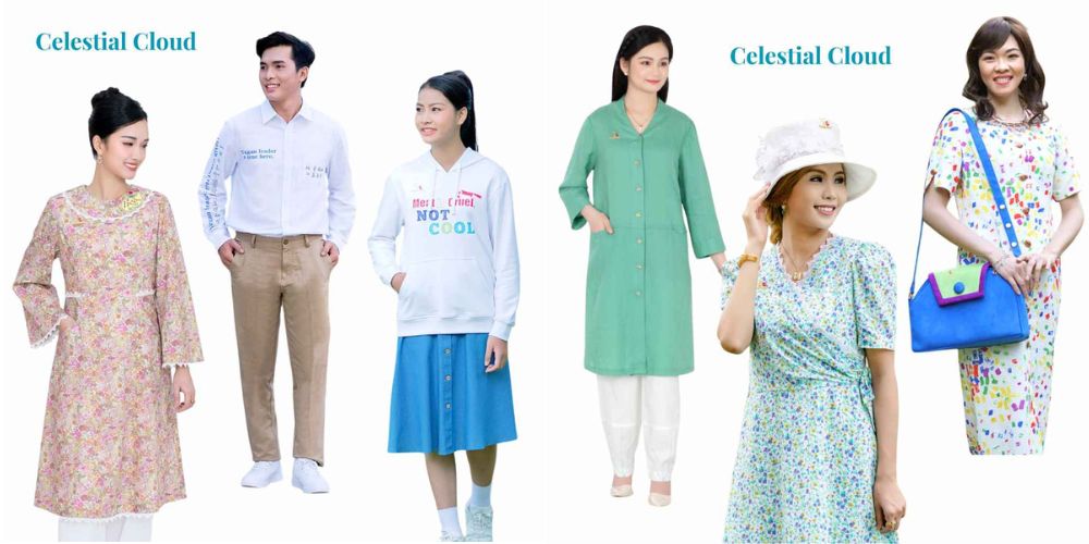 將純素標語融入服飾及配件的設計中，將「愛地球、慈悲、和平」的理念展現於每一件作品。