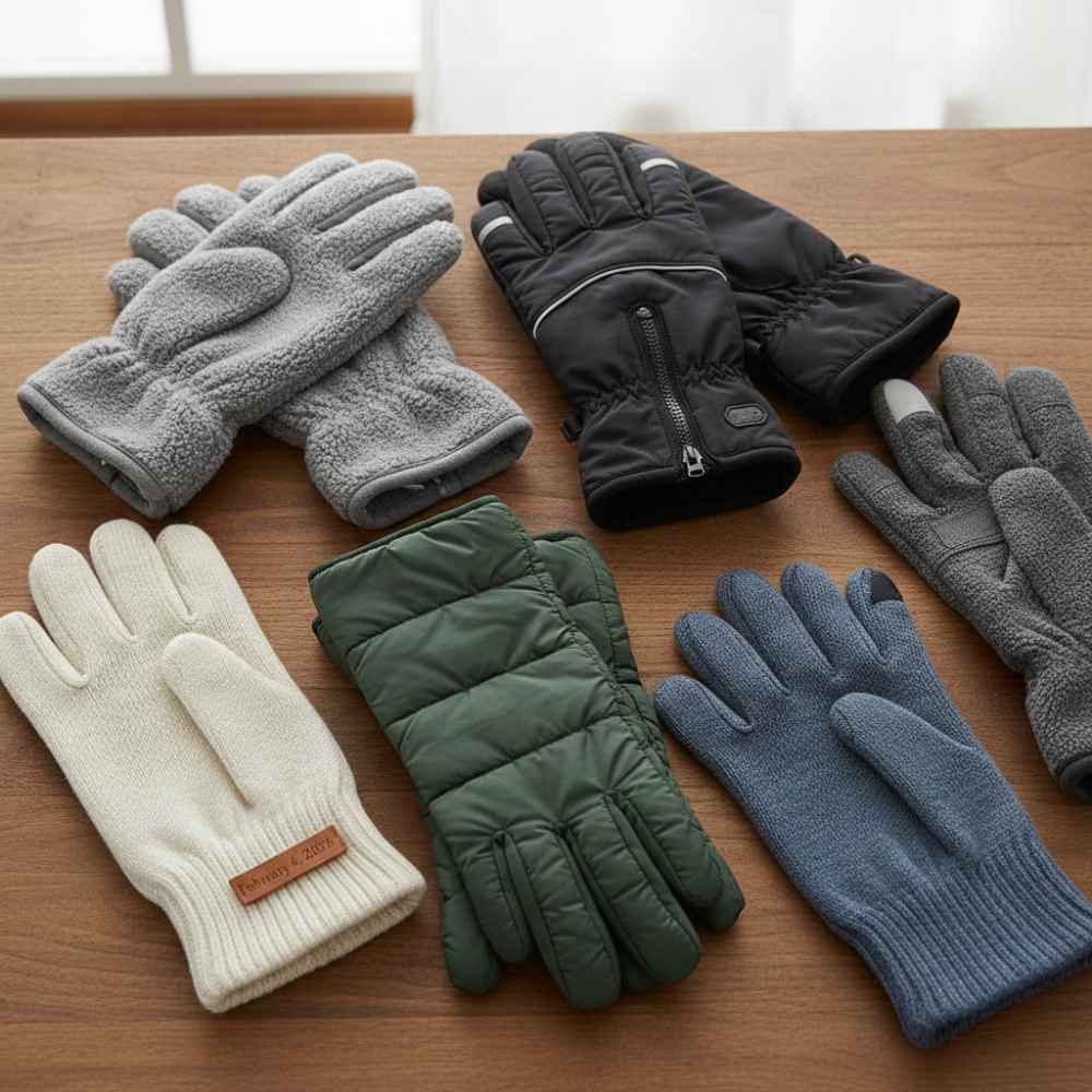 聚酯纖維抓絨、防風尼龍或竹纖維針織款。這些材質既保暖又透氣