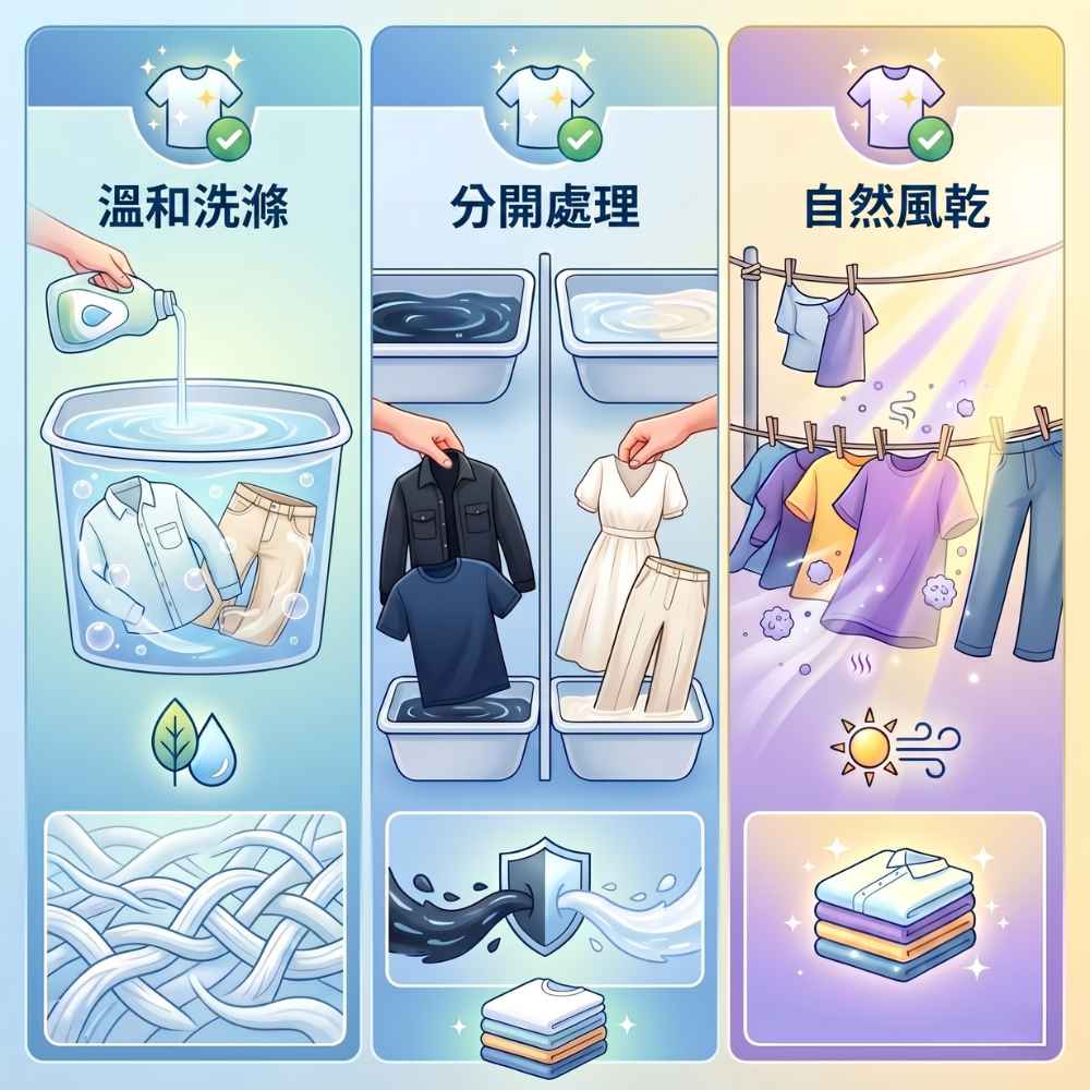 新衣服的正確清洗原則