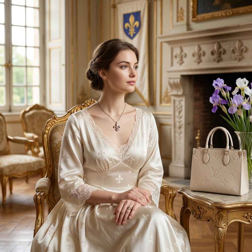 法國鳶尾花（Fleur-de-lis）：皇室榮耀與純潔的象徵