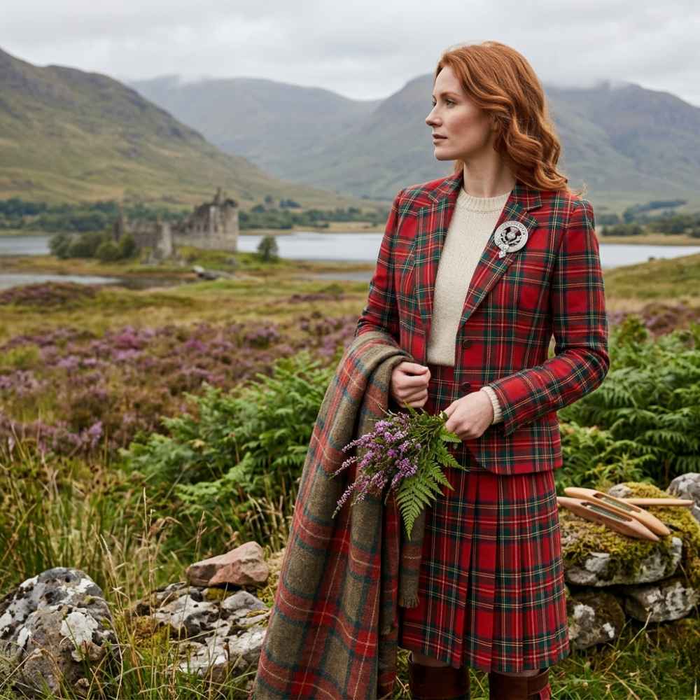 蘇格蘭格紋（Tartan）：家族血脈與大地色彩的圖騰
