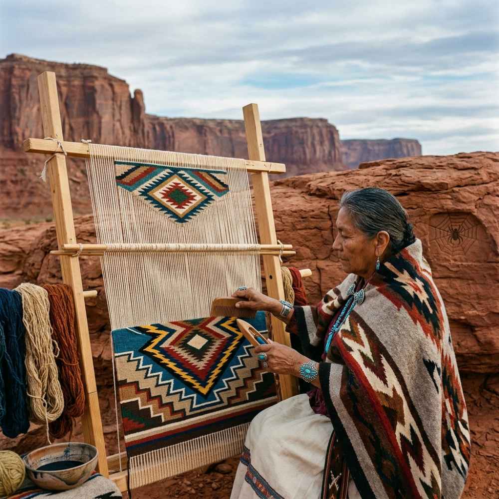 納瓦霍幾何圖騰（Navajo）：美洲原住民的自然宇宙觀