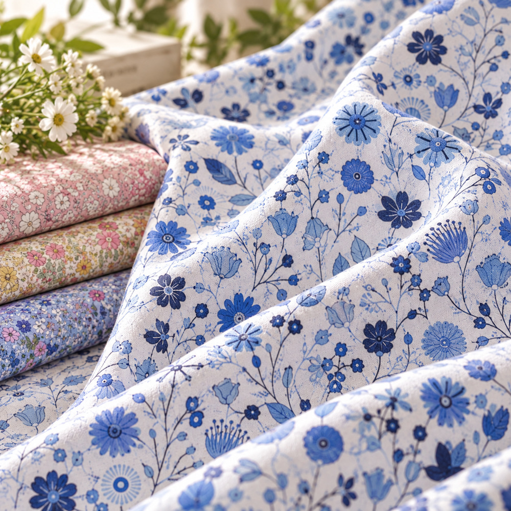 Liberty 經典的 Tana Lawn™ 棉布，以輕盈、細緻、滑順的觸感著稱，也很適合呈現細膩的花卉印花。
