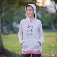 A1053 &quot;Love Is The Only Solution&quot; Long-Sleeve Hoodie