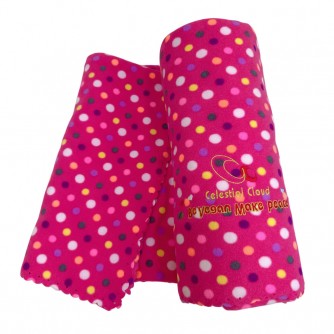 Vegan Slogan Soft & Warm Fleece Blanket 76157【Celestial Cloud】