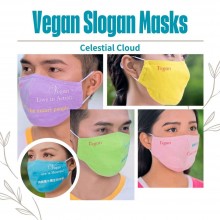 A Gentle Yet Firm Guardian: The Daily Power of Vegan Slogan Antibacterial Cotton Masks