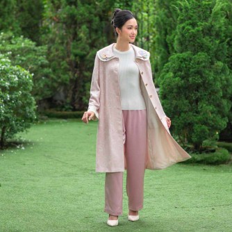 V0651 Autumn and Winter Trousers "Lotus Pink"