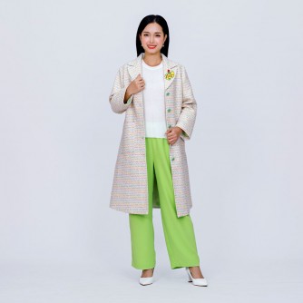 V0654 Autumn and Winter Trousers "Apple Green"