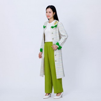 V0655 Autumn and Winter Trousers "Avocado Green"