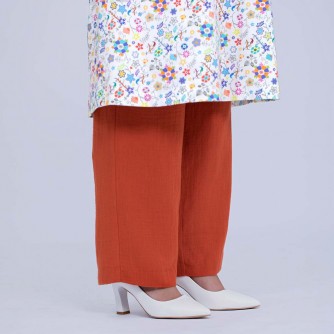 V0662 Autumn and Winter Trousers "Caramel Orange"