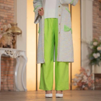 V0663 Autumn and Winter Trousers "Emerald Green"