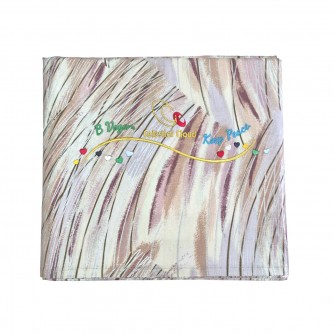 Vegan Slogan Spring & Summer Blanket / Quan Yin Cloth (B Vegan, Keep Peace) B6103【Celestial Cloud】