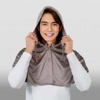 EMF Protection Unisex Detachable Hooded Short Shoulder Cover (Custom-made) E3801【Celestial Cloud】