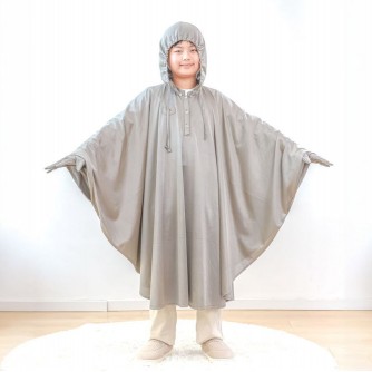 EMF Protection Kid's Detachable Hooded Cape (Custom-made) E4101【Celestial Cloud】