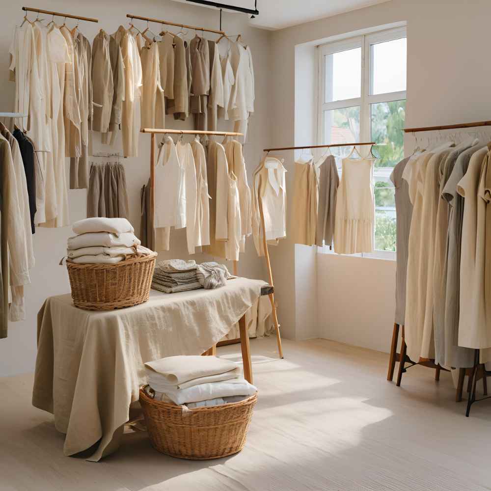 Cotton & Linen: These breathable, natural fibers keep you stay cool and grounded.