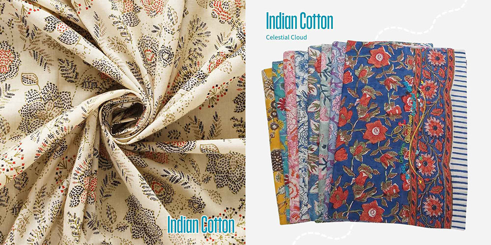 Indian Cotton: Lightweight and Breathable with an Exotic Flair