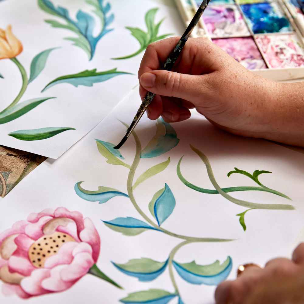 Liberty Fabrics releases dozens of new designs each year, most of which are hand-drawn by artists in its London design studio.
