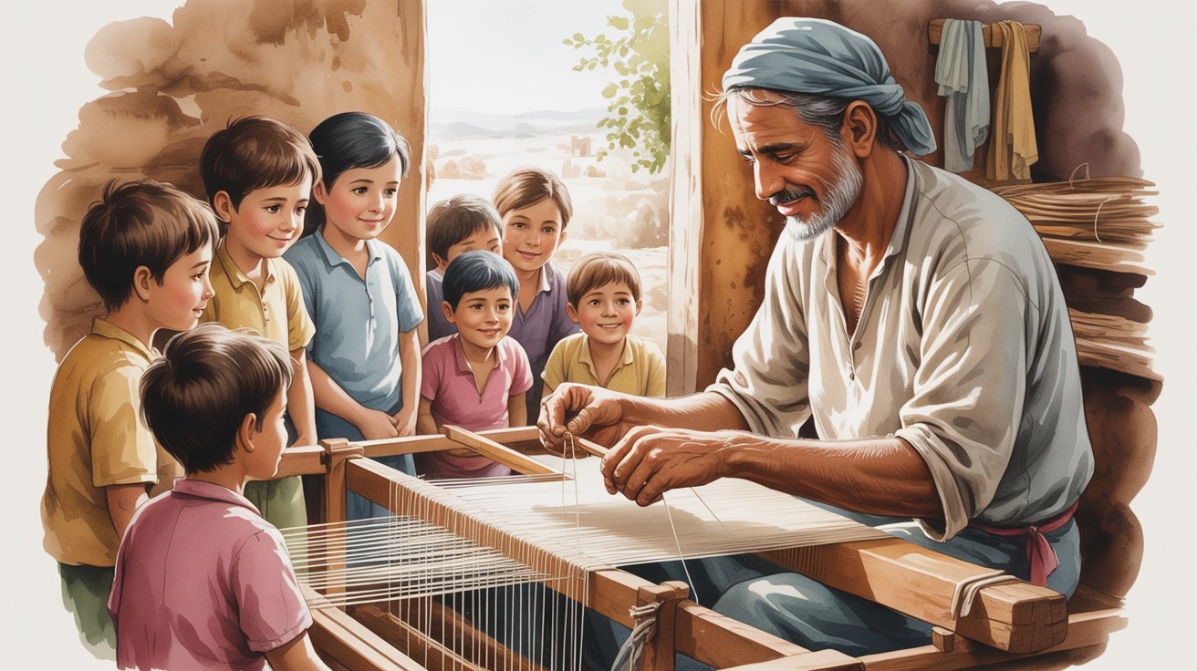 A Fabric Woven with Love as Warp and Weft