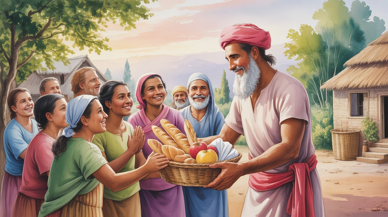 Kabir distributed the surplus supplies to those in the village who were still suffering.