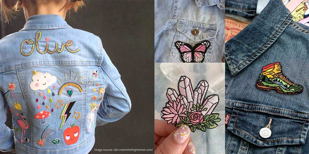 Create Style While Promoting a Message with Slogan Patches