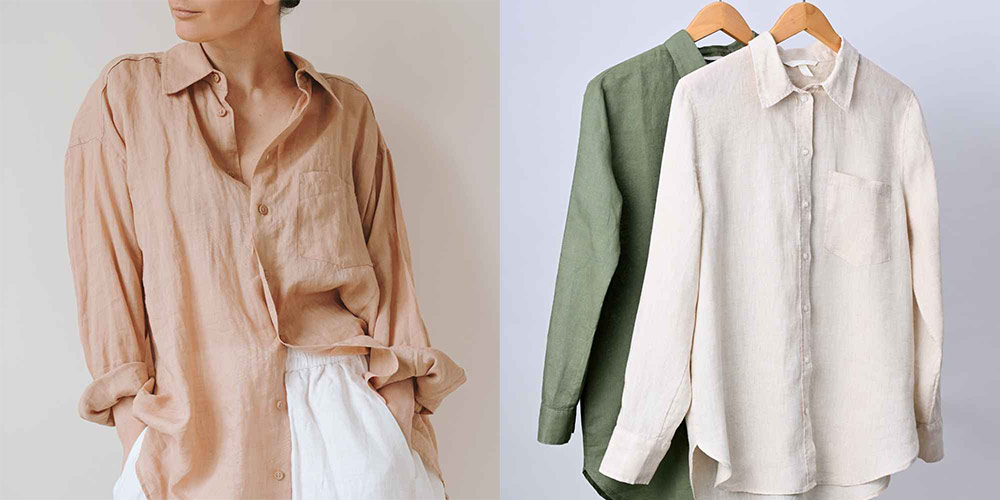 Linen clothing that has been worn and washed for a long time will become increasingly soft and fitted to your body