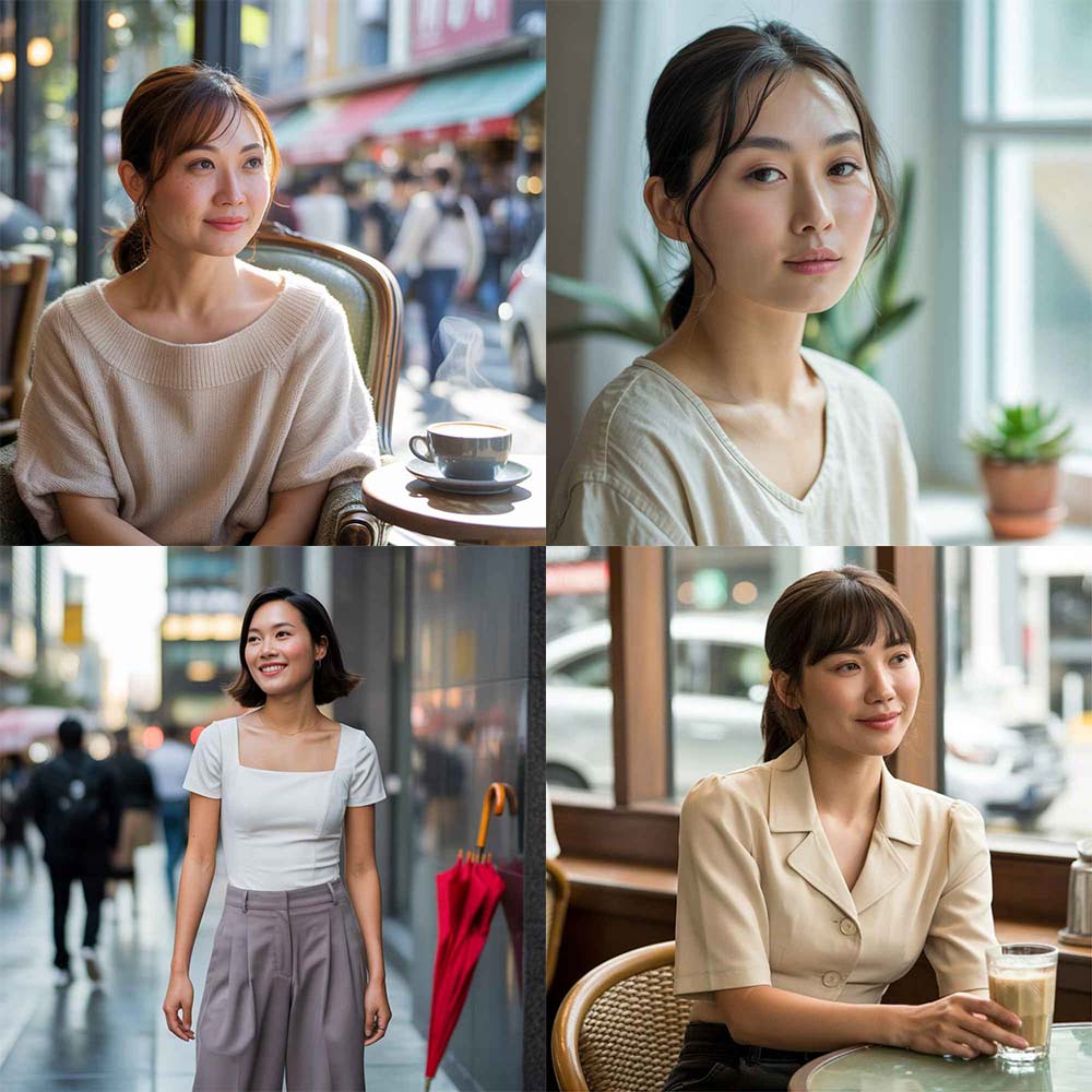 Flattering Collars for a Round Face