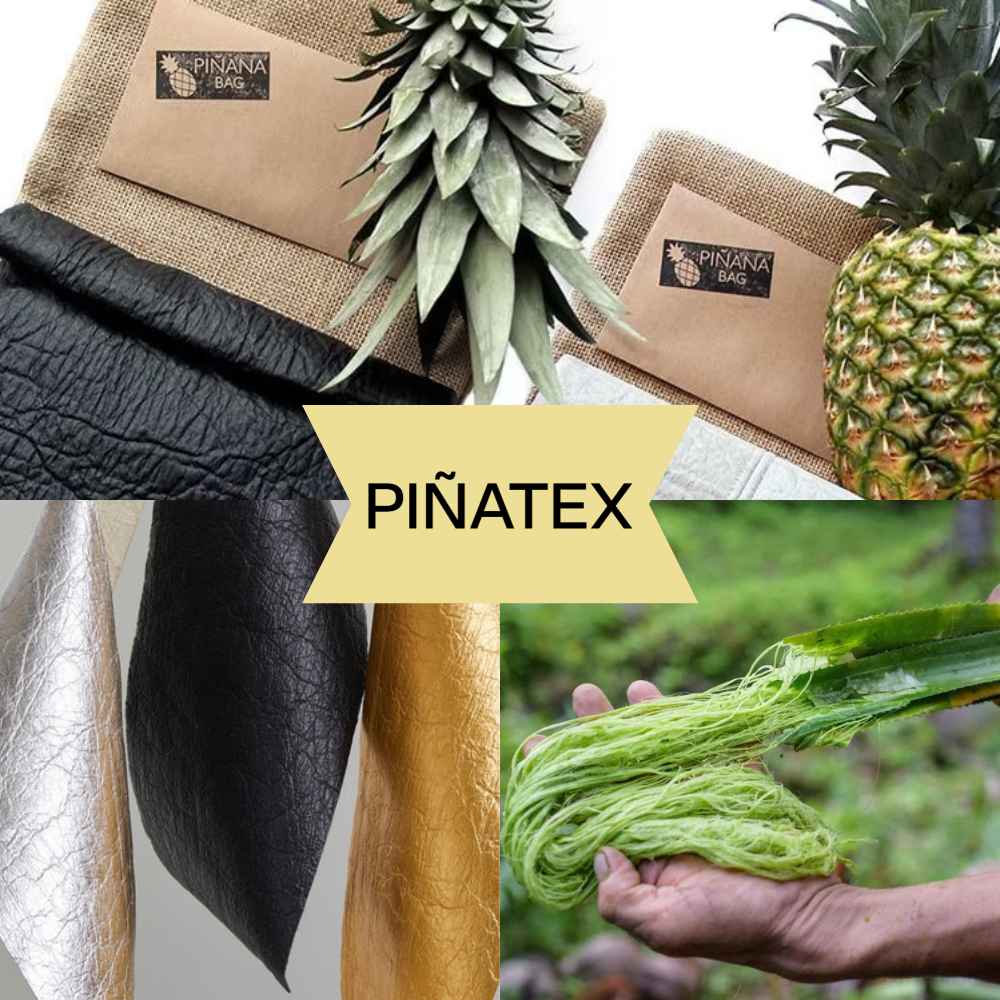 Vegan leather from Piñatex® - pineapple leaf fiber 