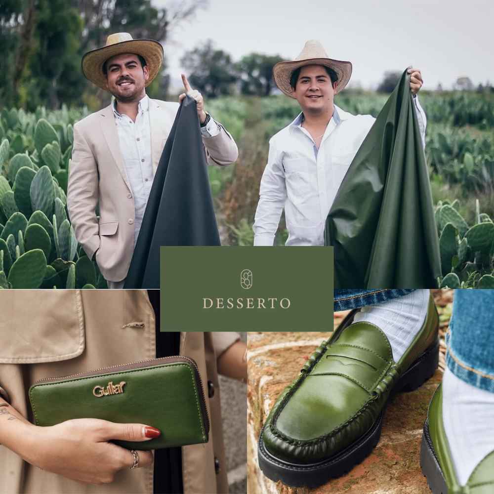 Vegan leather (cactus leather) from Desserto® 