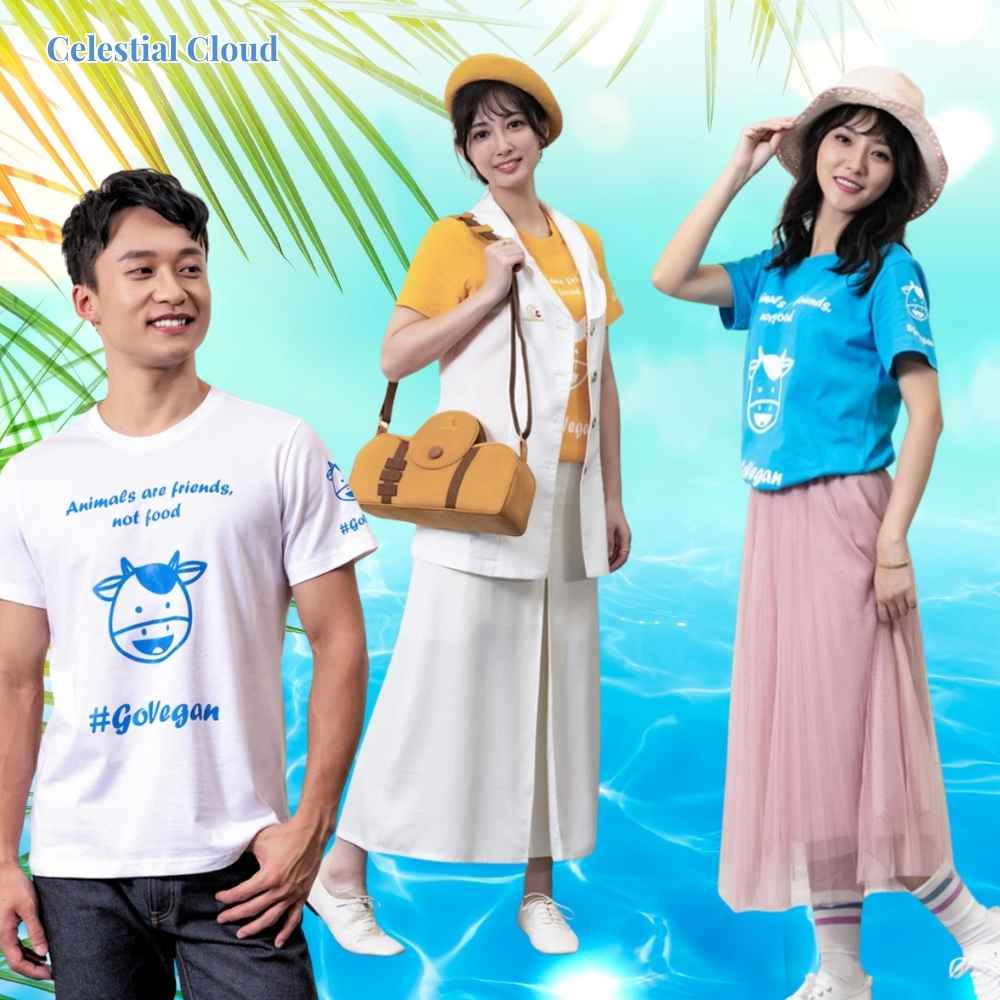 A simple, solid-colored top can be transformed into a formal or casual look using different accessories.