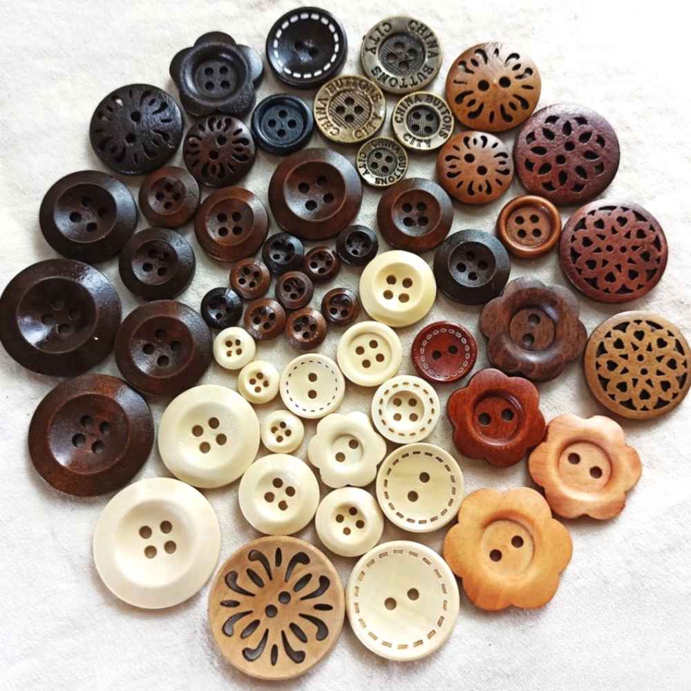 Wood and bamboo buttons are not only natural and renewable, their texture and feel also bring a simple, warm quality, infusing garments with a sense of closeness to nature.