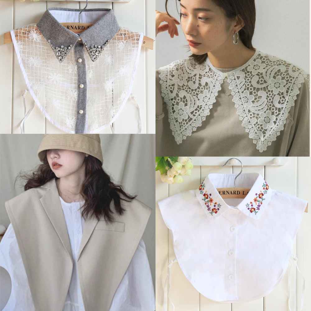 Detachable collar not only adds styling flexibility but also aligns with the spirit of circular fashion.