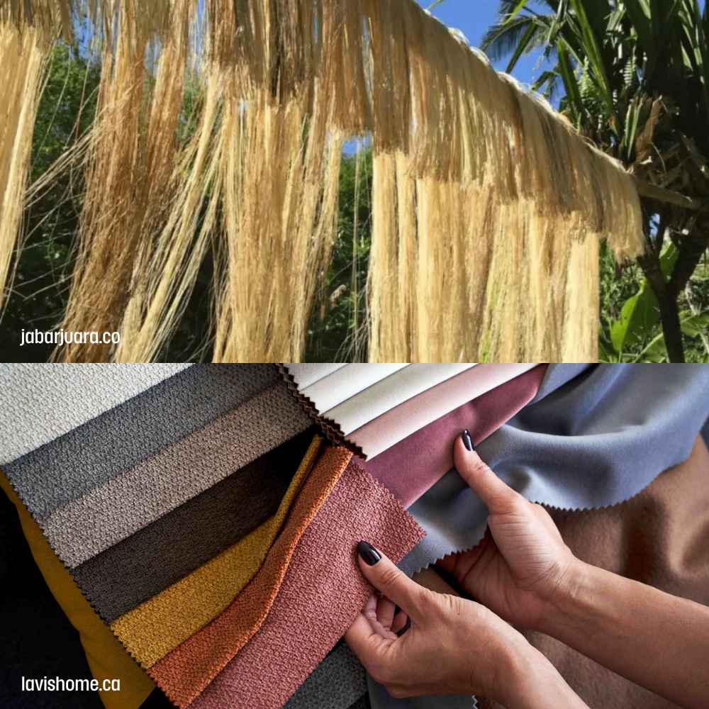 Banana fiber offers high abrasion resistance and tensile strength.