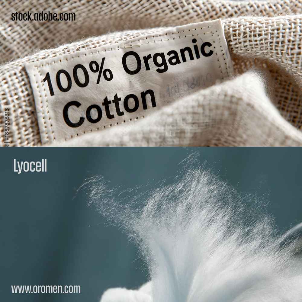 Plant-based materials such as organic cotton, TENCEL™, and bamboo fibers are breathable, skin-friendly, and biodegradable.