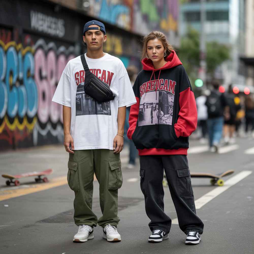 Streetwear is particularly suitable for those who love freedom and embrace innovation and cultural exchange. 