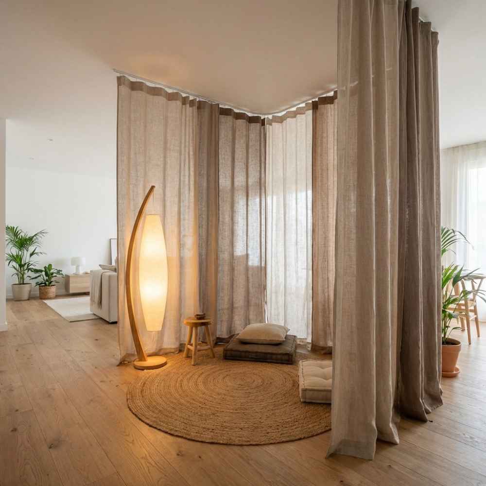 How to create your own portable relaxation space in a way that is lightweight, vegan, and aesthetically pleasing?