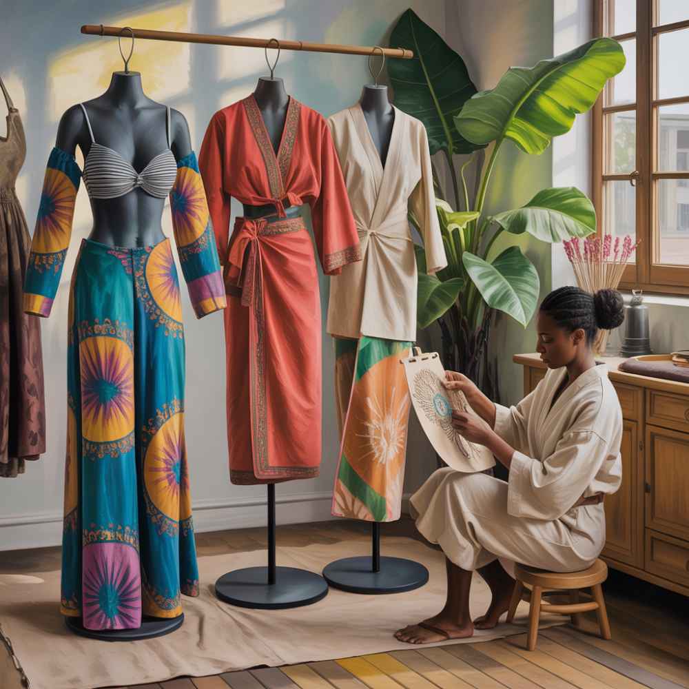 Wearing a garment that integrates vegan traditional elements is not just an aesthetic experience; it is a cultural dialogue across time and space.
