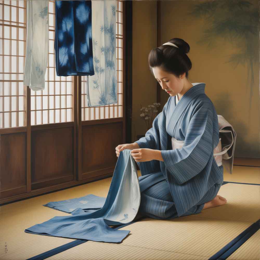 The Japanese Kimono emphasizes the concept of "continuity"—old garments are repaired, repurposed, and passed down through generations. 