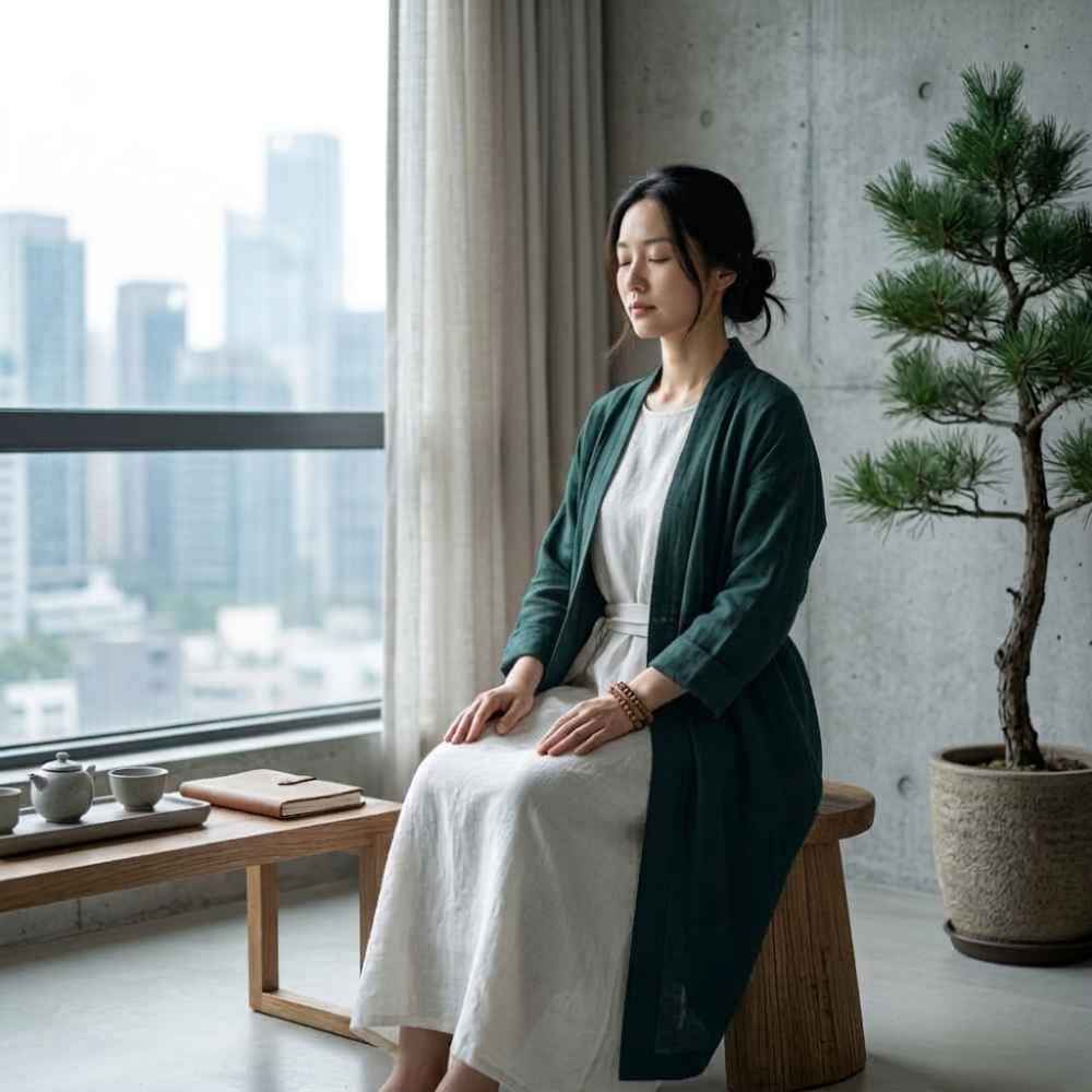 Earth Tones are drawn from mountains, rivers, and soil, remaining unpretentious and inclusive. Wearing earth-toned garments in the concrete jungle helps us establish an invisible connection with nature, achieving a sense of spiritual belonging.