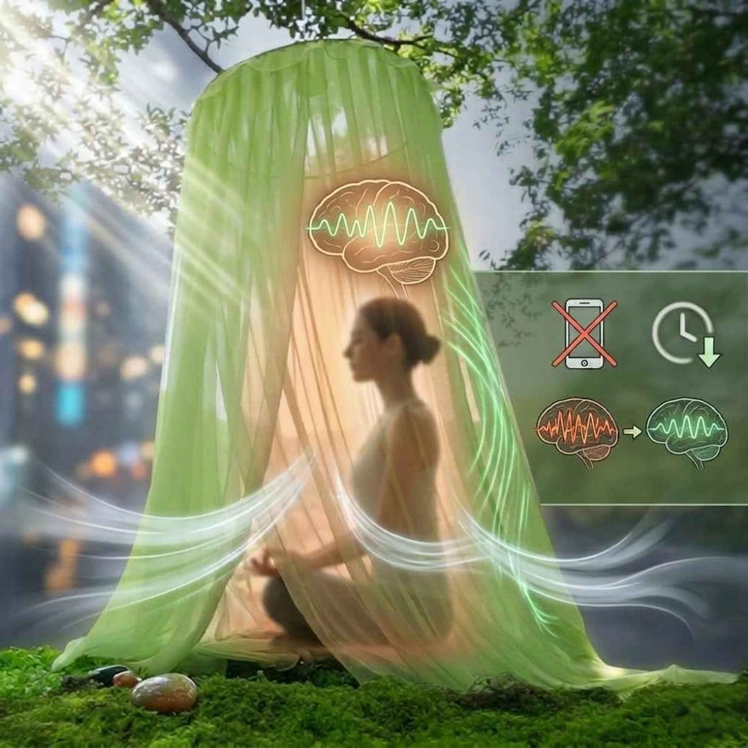 With the right environment, we can naturally encourage the brain to enter these beneficial states.