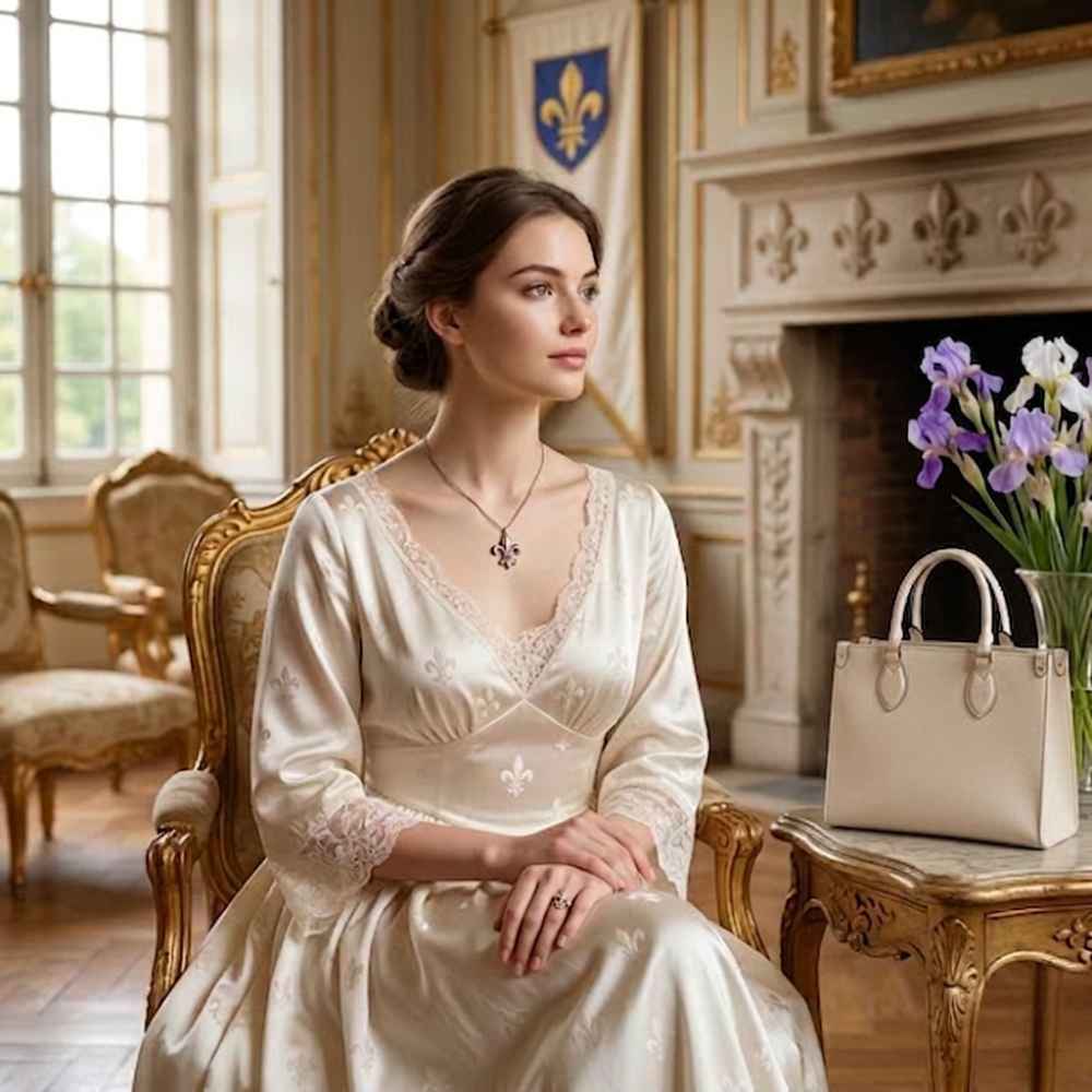 Incorporating Fleur-de-lis elements into daily outfits can instantly elevate one's overall aristocratic aura and sophistication.